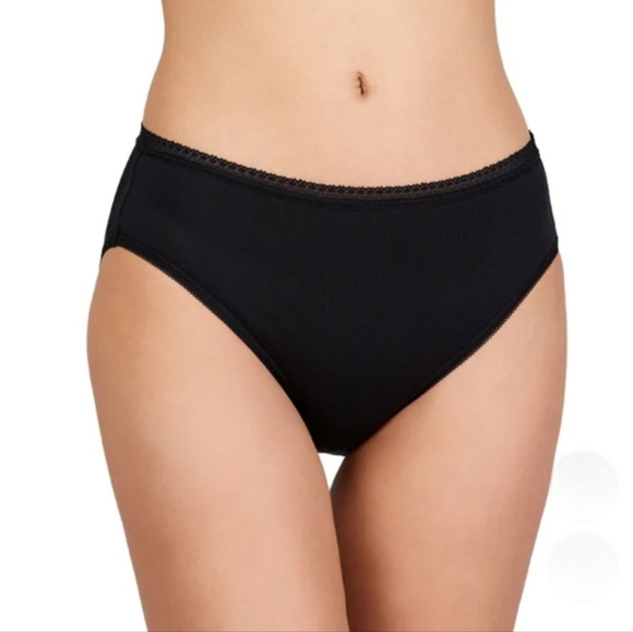 Natori Underwear 8 Pack Black Panties Size Small New Hi Cut Briefs - Picture 2 of 11